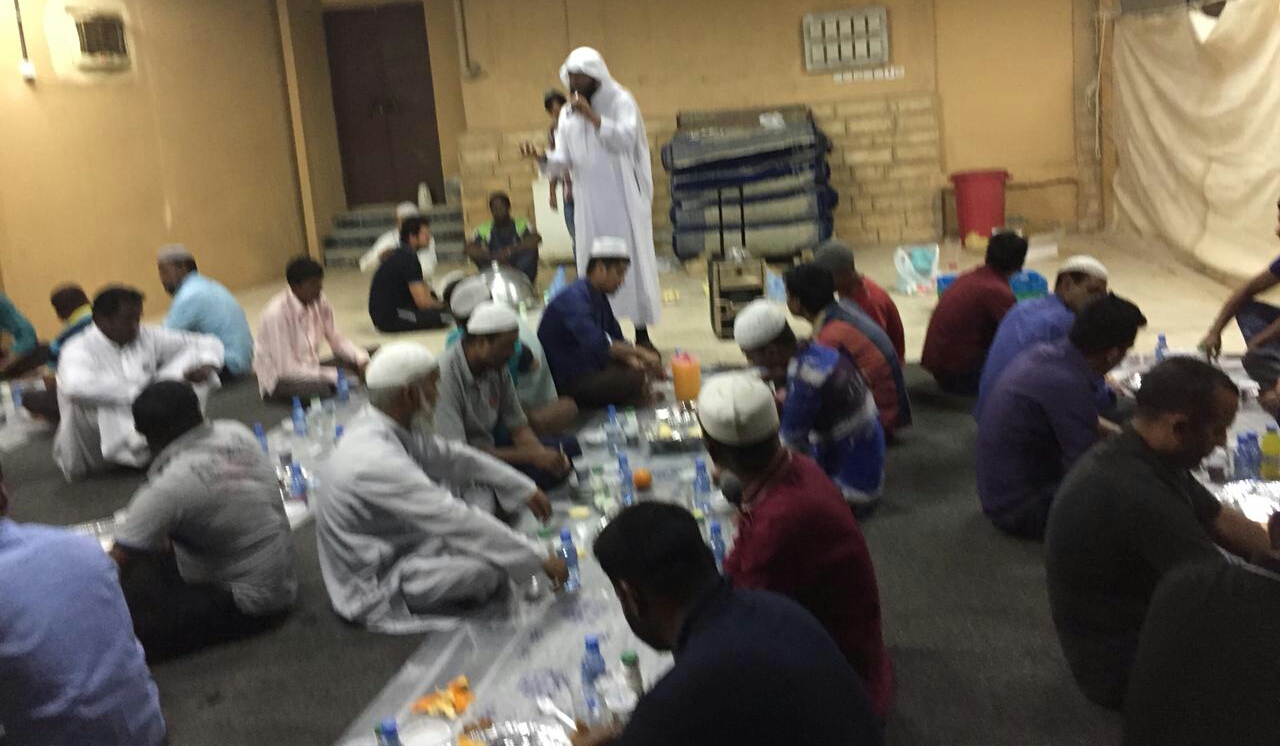 أقام قسم الجاليات ‎اليوم ثلاث كلمات دعوية في مشاريع إفطار الصائم