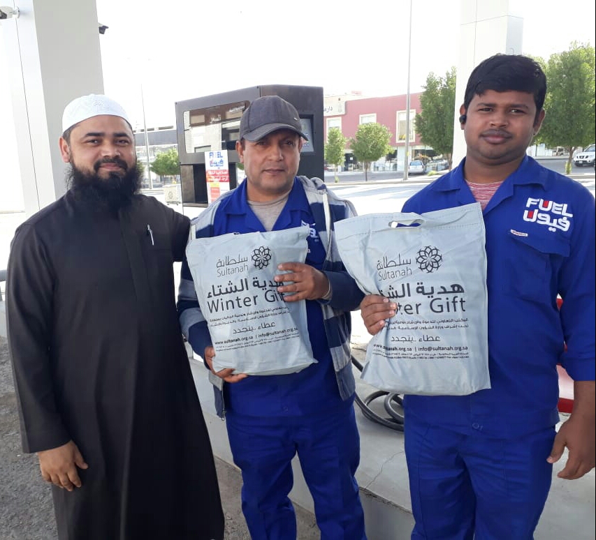 وزعت يوم أمس هدية الشتاء على جميع محطات البنزين التابعة لنطاق المكتب.