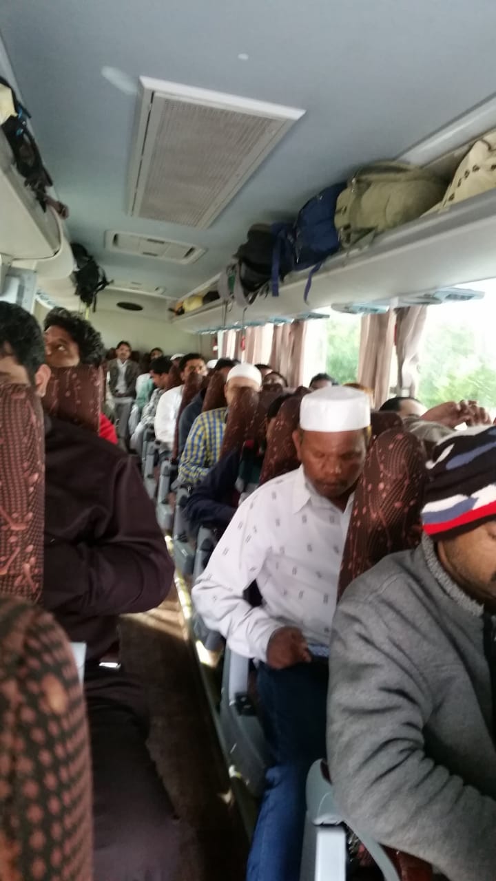 أنطلقت ‎اليوم رحلة عمرة باص واحد لعدد 50 شخص للجالية الهندية