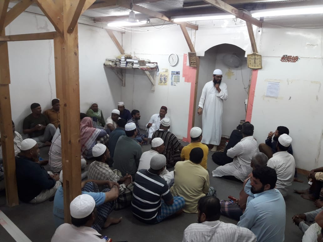 برنامج دعوي أقيم الليلة في سكن إحدى الشركات